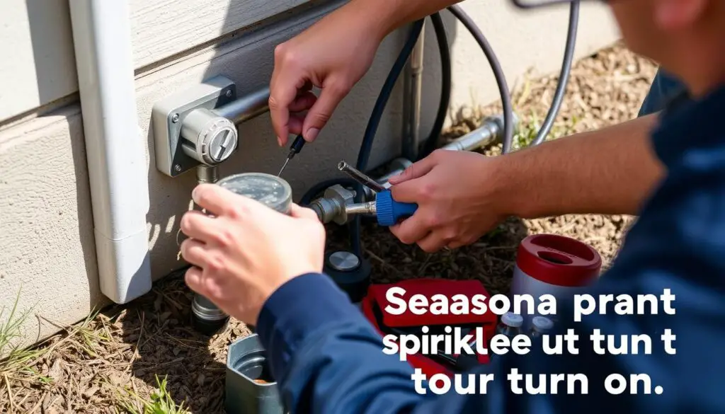 Seasonal maintenance of sprinkler system components