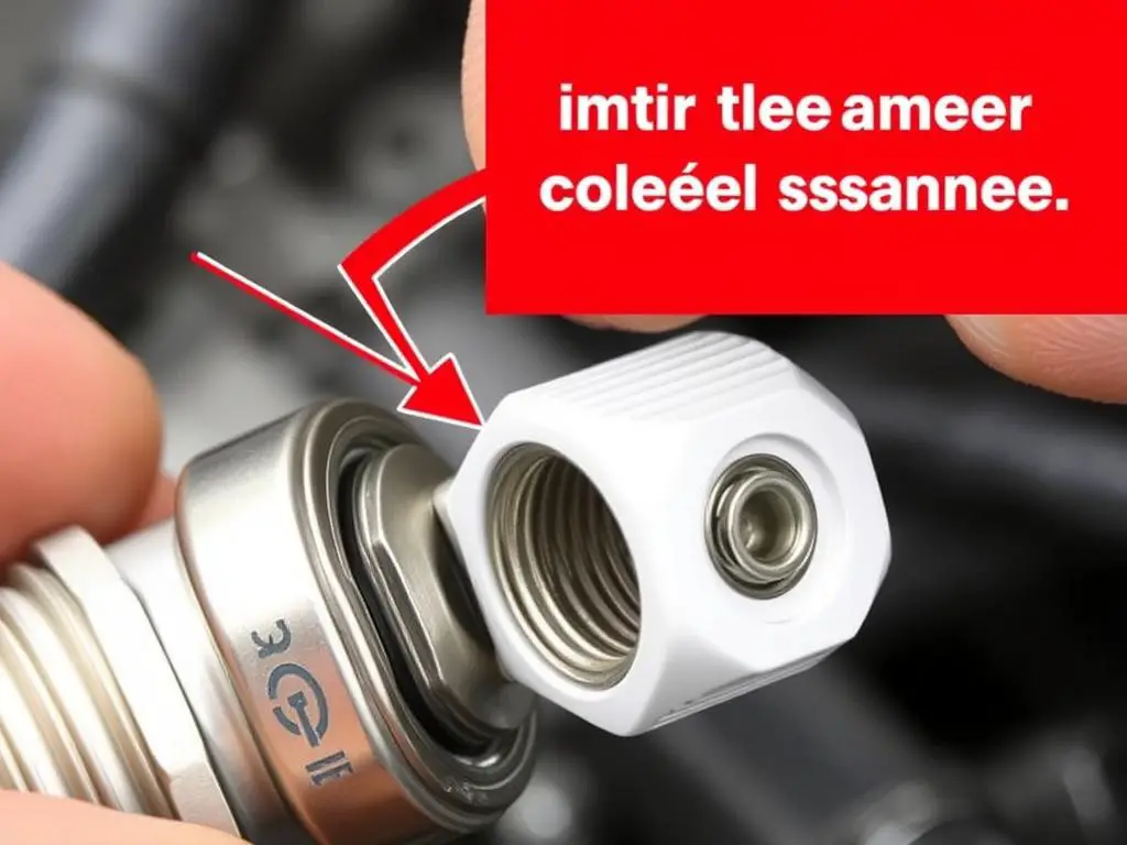 Spark plug non-fouler being used as an O2 sensor spacer