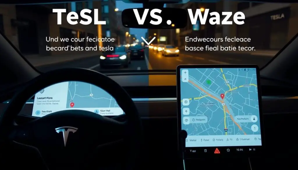 Tesla Navigation vs Waze