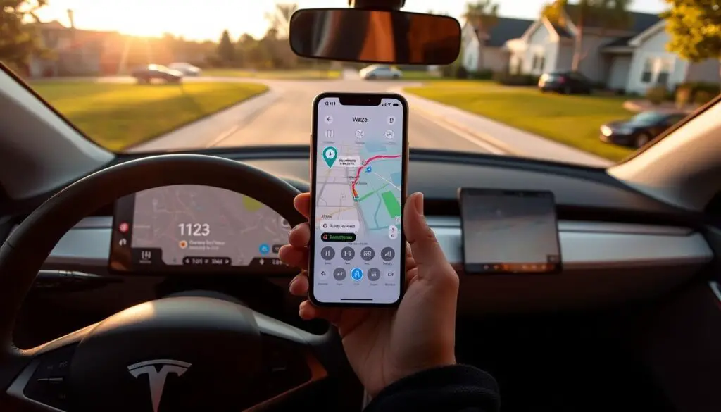 Tesla Navigation vs Waze Comparison