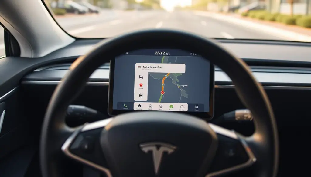 Tesla Waze setup