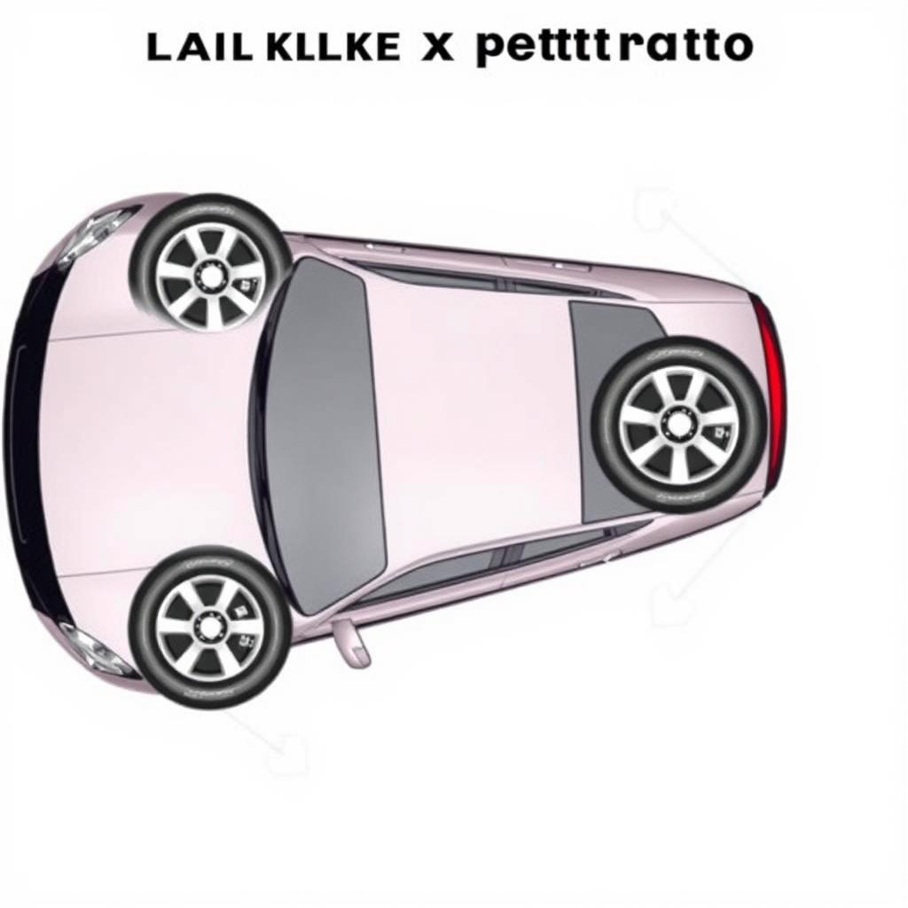 Tire rotation pattern diagram for all-wheel drive Honda Accord