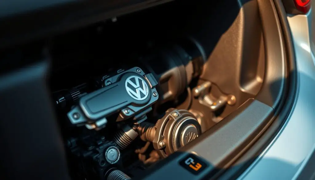 VW trunk lock mechanism