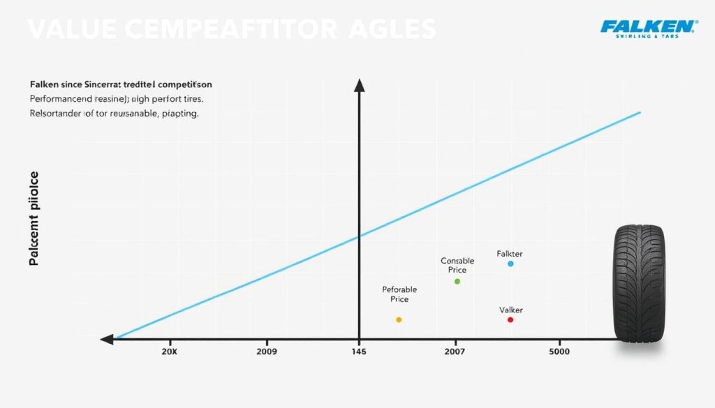 Value comparison chart showing the Falken Sincera SN250 A/S against competitors Value comparison chart showing the Falken Sincera SN250 A/S against competitors