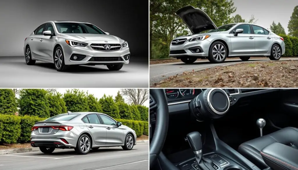 Vehicle parked on various terrains with parking brake engaged