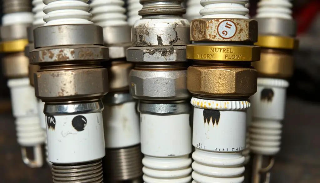 Worn spark plugs causing low idle RPM in gasoline engines