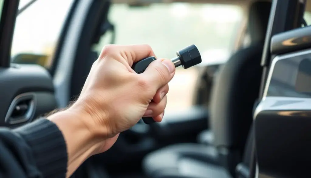 releasing parking brake on Jeep Cherokee