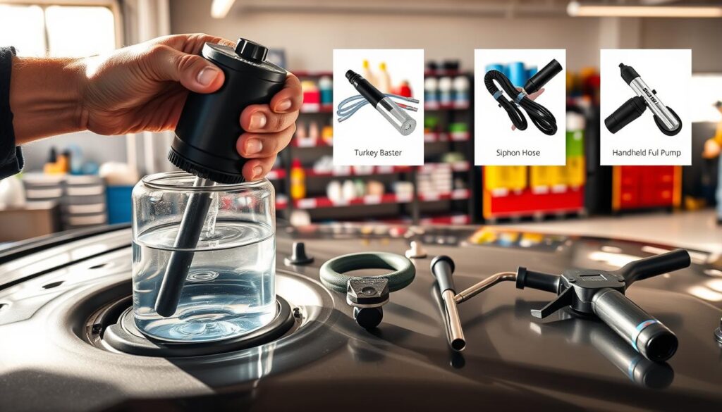 remove water from gas tank methods