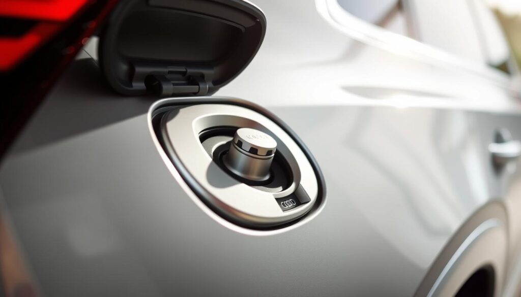 Audi Q5 fuel door release