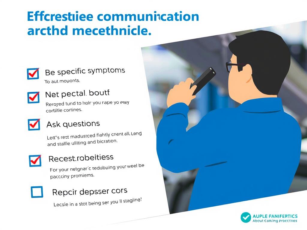 Checklist for effective communication with your Jeep specialist