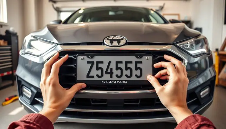 How to Install Front License Plate Without Holes