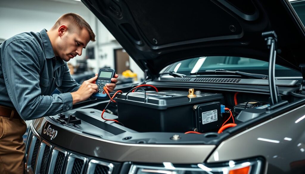 Jeep Grand Cherokee Battery Voltage Test