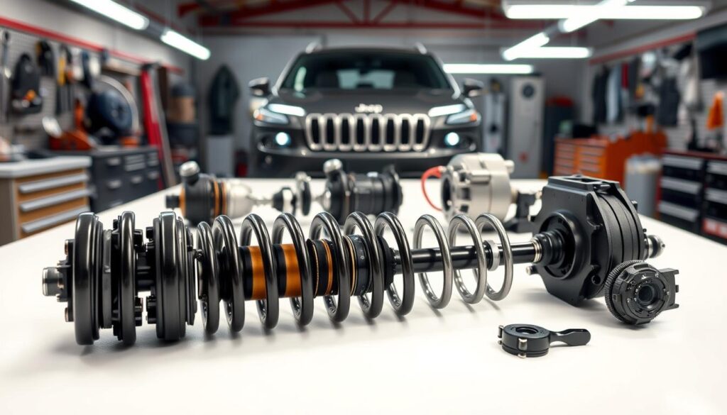 Jeep Grand Cherokee air suspension components