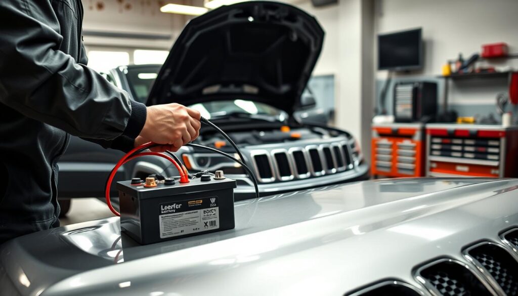 Jeep Grand Cherokee car battery installation Jeep Grand Cherokee car battery installation