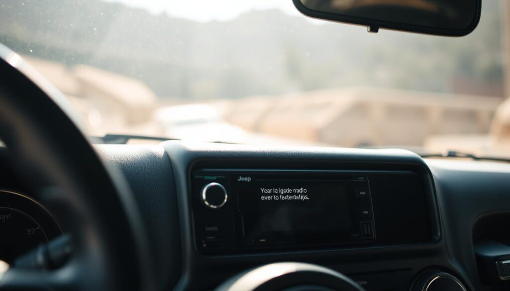 Jeep Wrangler radio malfunction