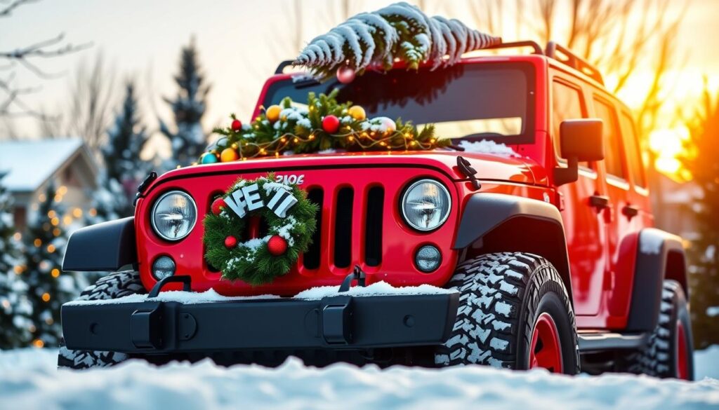 Jeep festive decorations Jeep festive decorations