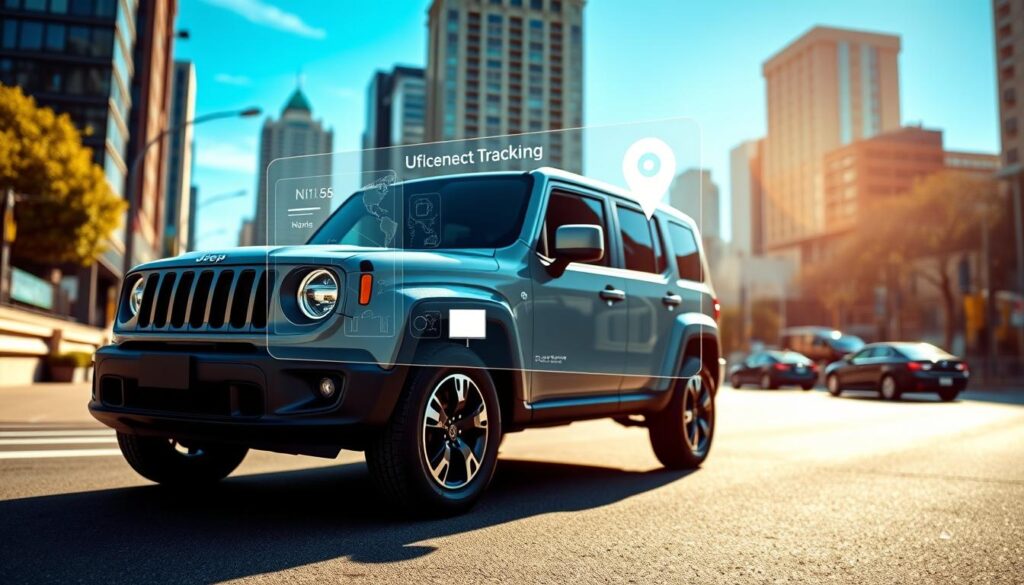 Uconnect vehicle tracking