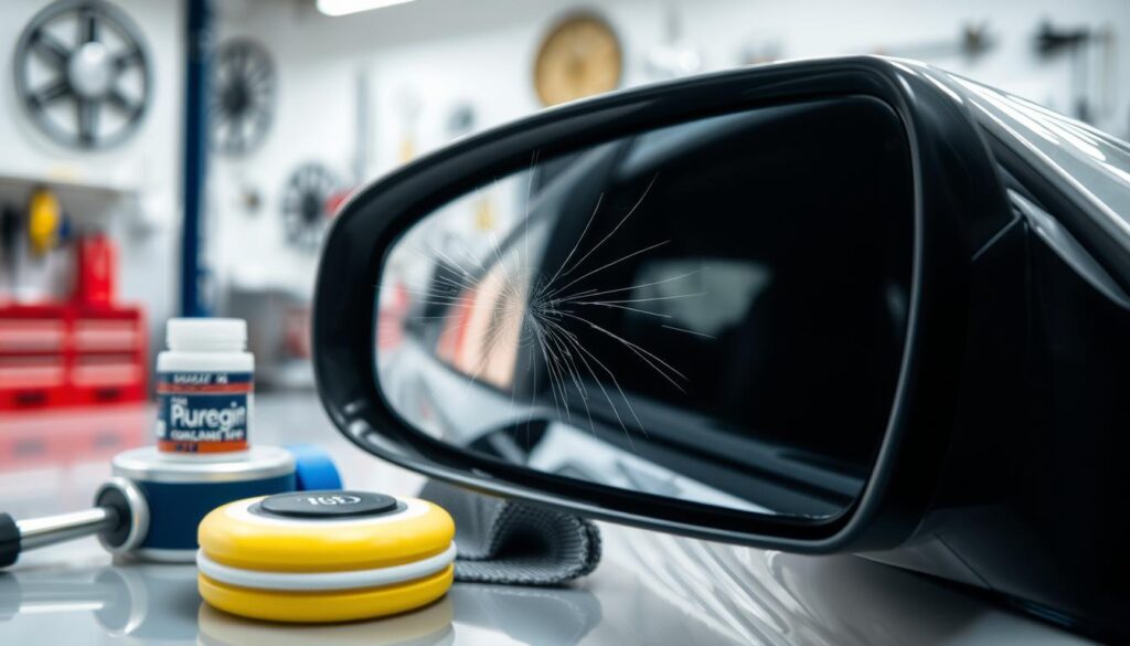 car mirror scratch repair
