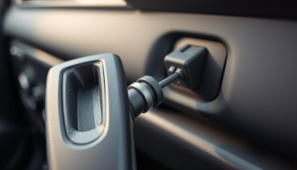 fuel door release mechanism