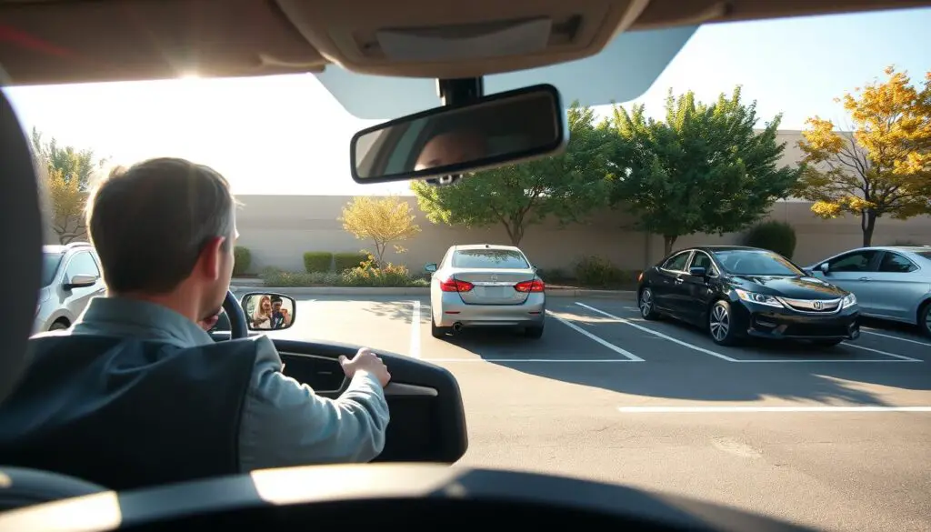 reverse parking preparation