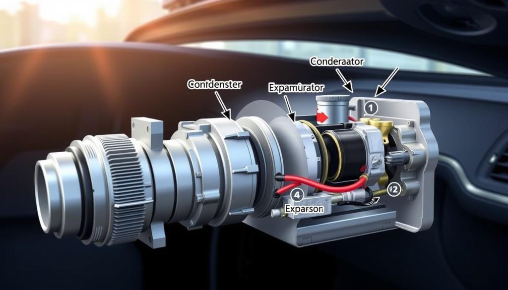 Car AC System Components