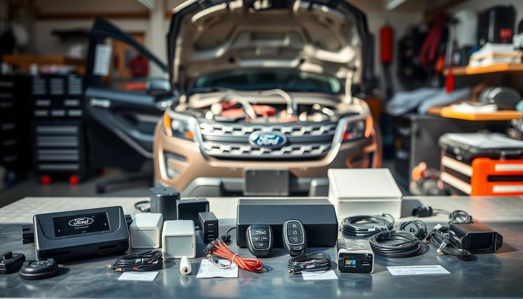 Ford Explorer alarm system components