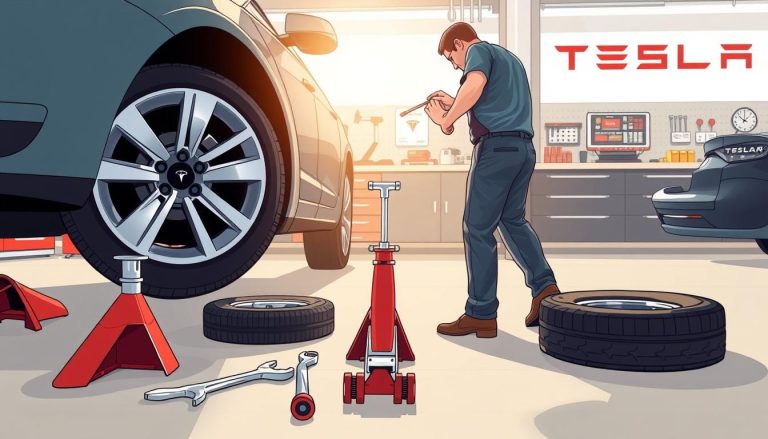How to Change a Tesla Tire