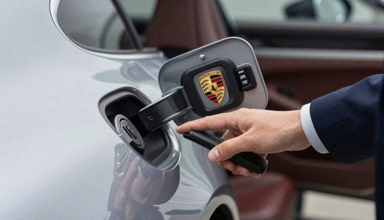 How to Open Gas Tank on Porsche ?