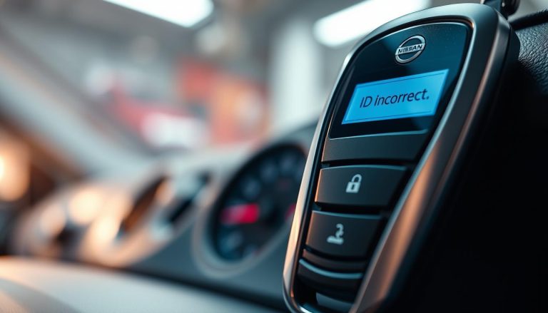 Nissan Key ID Incorrect: Common Causes and Possible Fixes