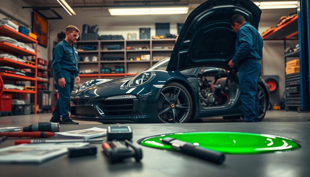 Porsche coolant leak diagnosis