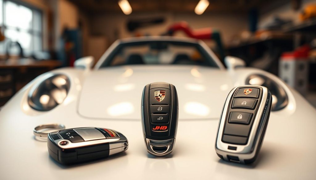 Porsche key types