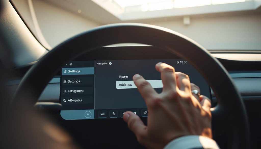 Tesla navigation settings