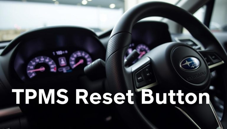 where is the tpms reset button on a subaru outback
