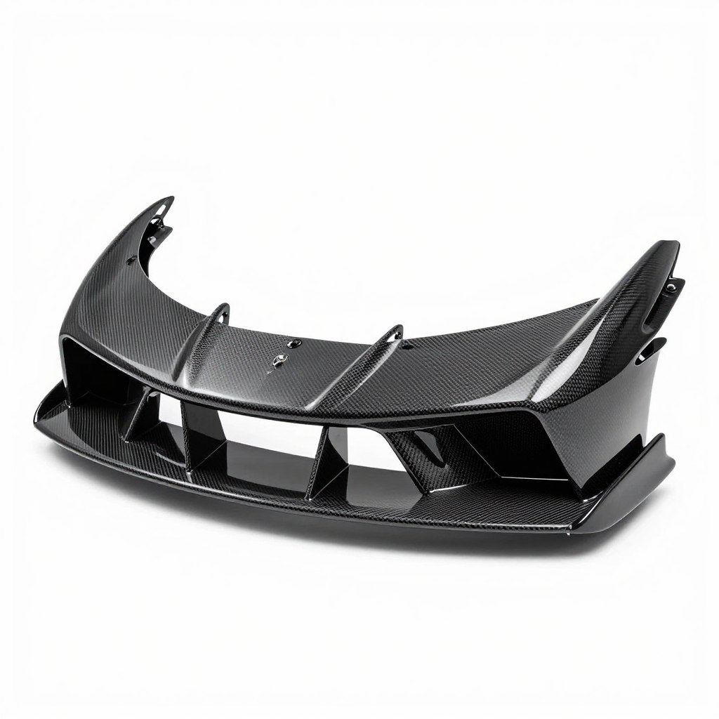 Carbon fiber performance front splitter