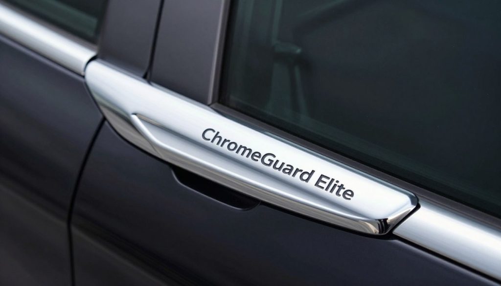 ChromeGuard Elite door edge guards with metallic finish