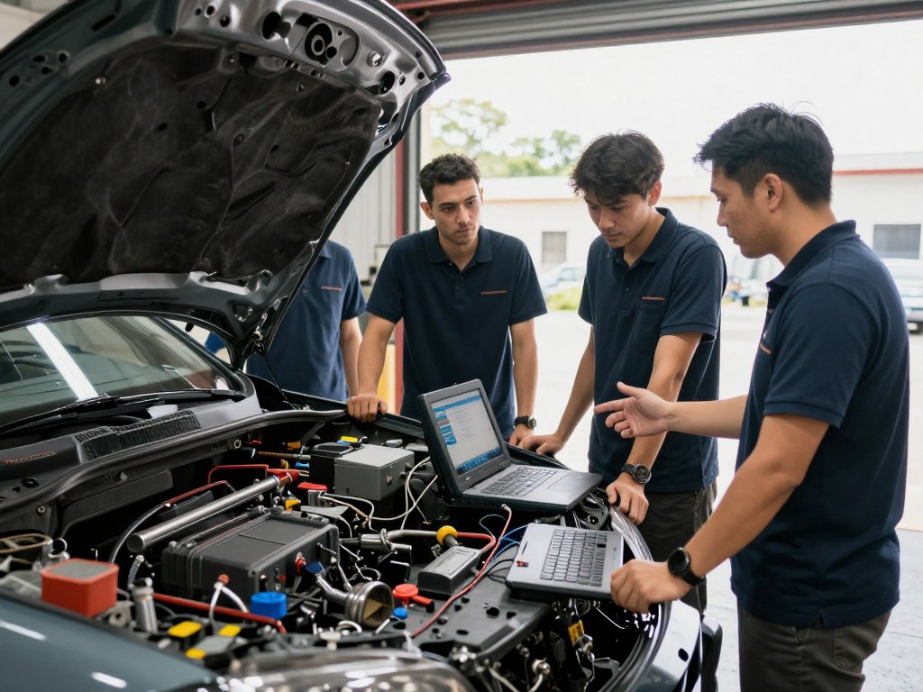 Garage Squad team helping a home mechanic complete their project car