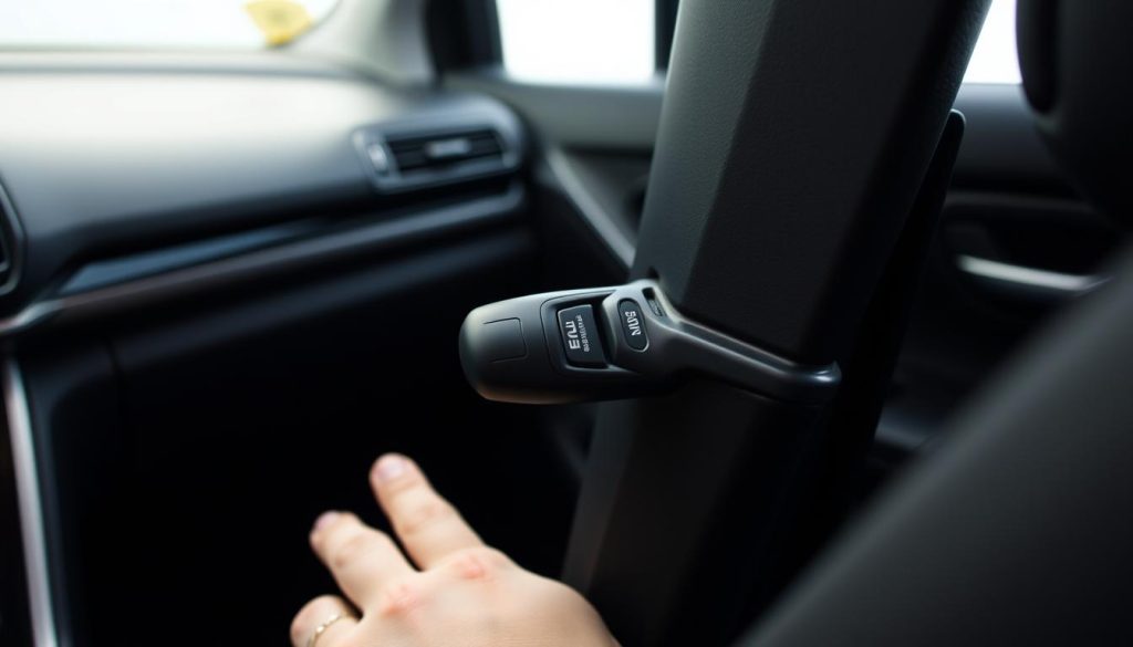 Honda CR-V hood release location