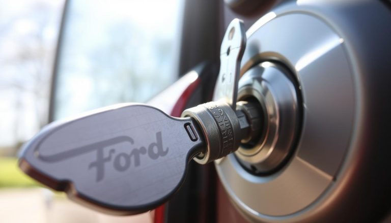 How to fix a stuck door lock on my Ford?