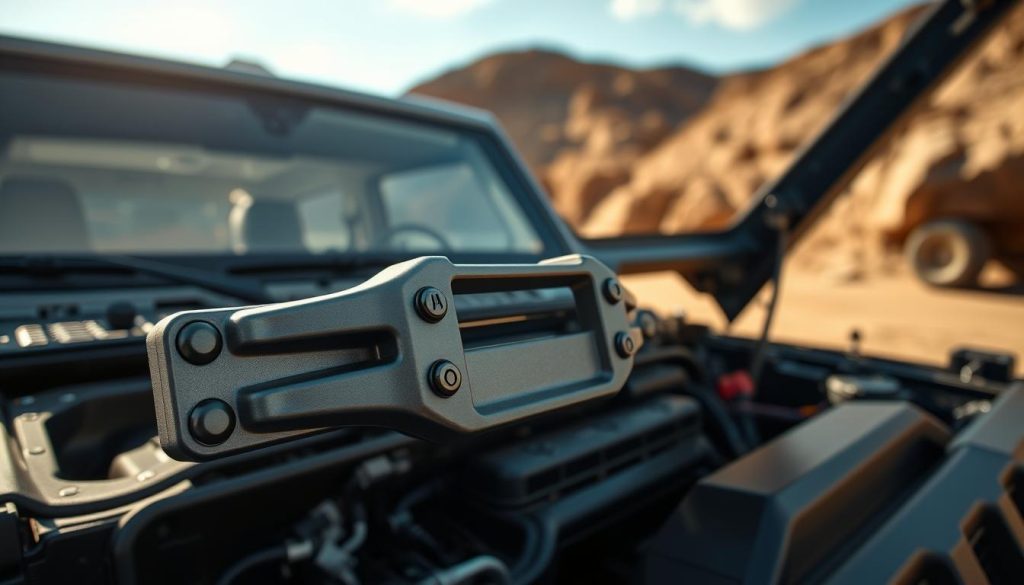 Jeep Gladiator dual-latch hood system