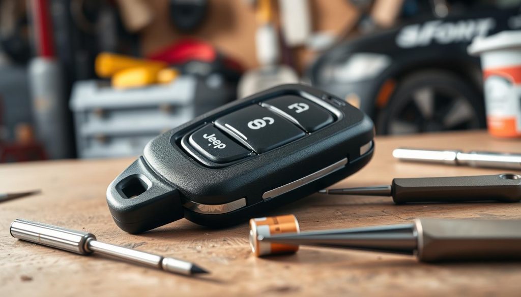 Jeep key fob battery replacement