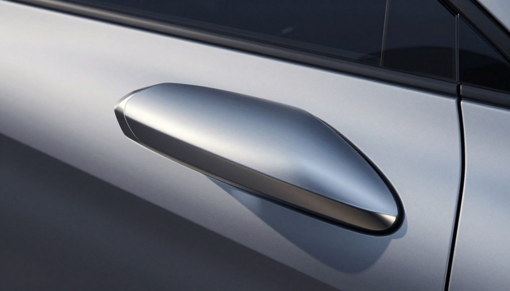 NanoShield Pro X1 car door edge guard installed on a luxury vehicle