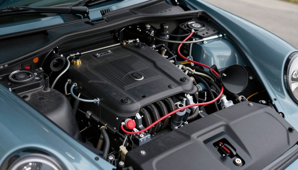 Porsche 911 alarm system components