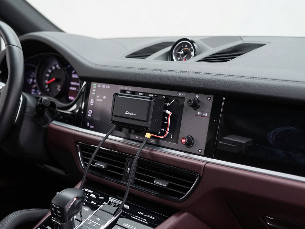 Porsche Cayenne alarm control module location