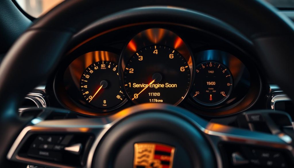 Porsche check engine light
