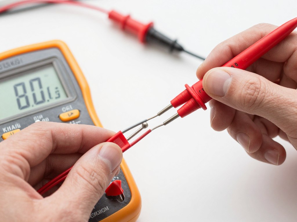 Testing resistor value with digital multimeter before installation