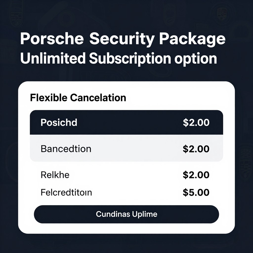 Unlimited Car Security Package subscription
