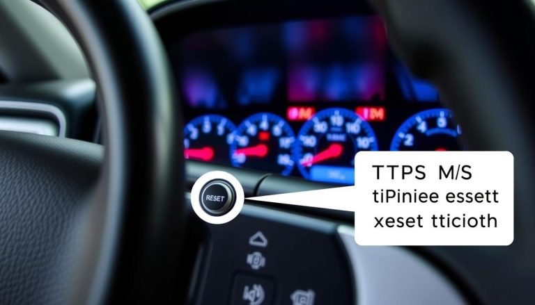 Where is the TPMS Reset Button on a GMC Sierra?