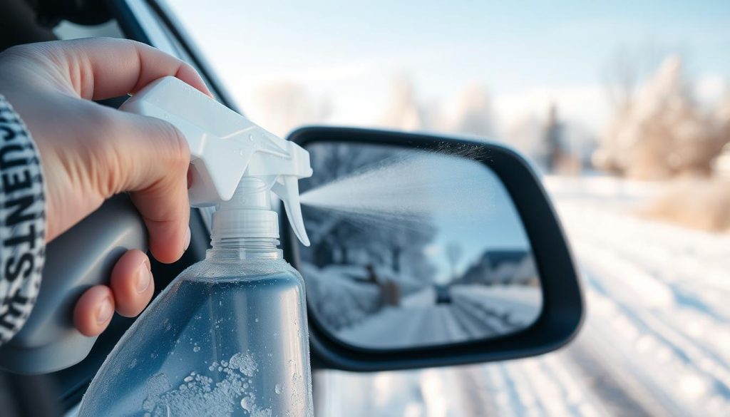defrosting car side mirrors preparations