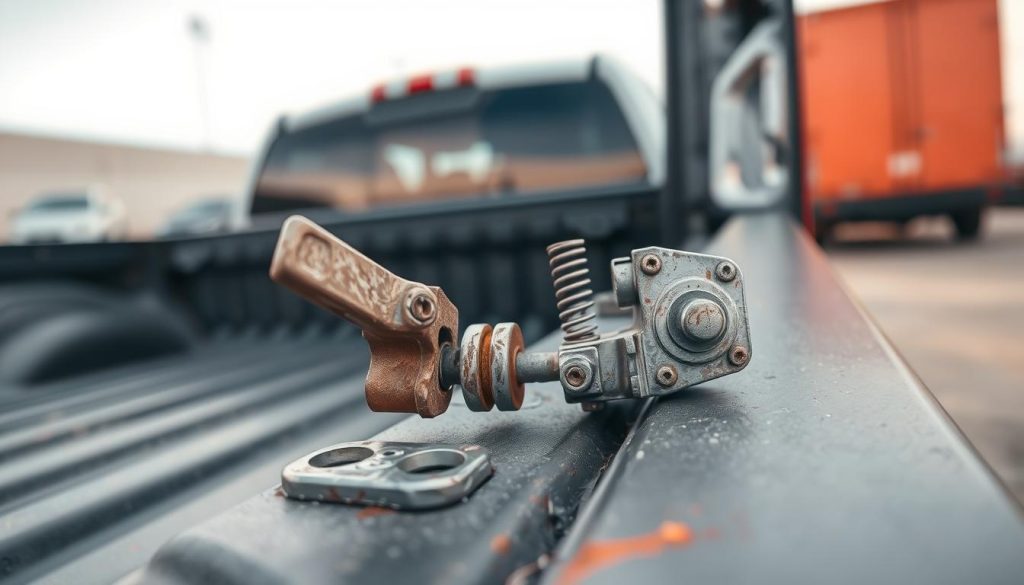 faulty tailgate latch mechanism