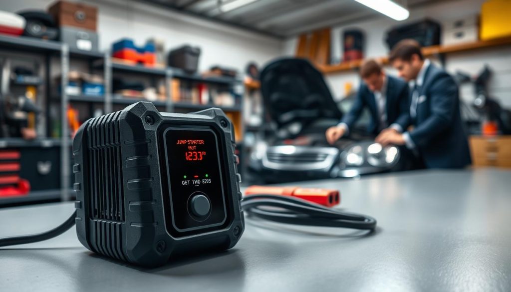 jump starter beeping triggers